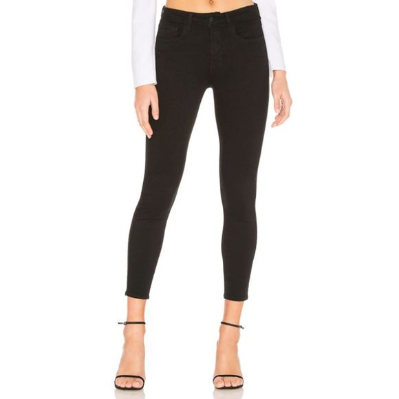L'AGENCE Denim - L'Agence Black Margot High Rise Skinny Jean Jegging